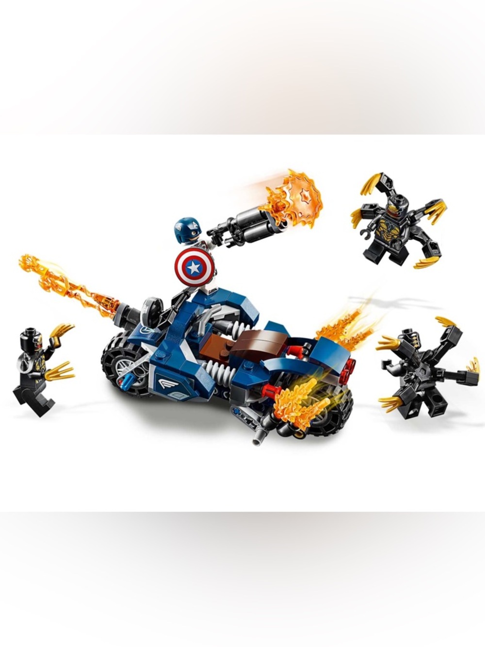 LEGO Marvel Super Heroes Captain America Outriders Attack - #76123 (Retired Set)